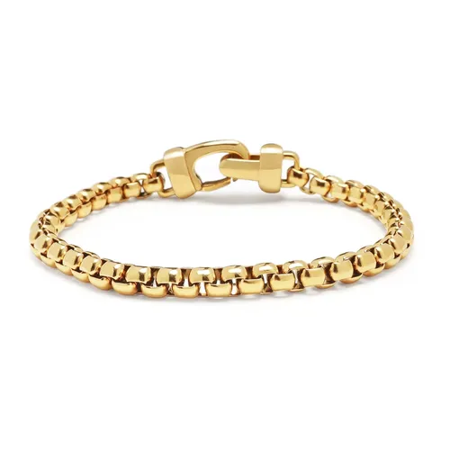 Mm Gold Box Chain Classic Bracelet - Nialaya - Modalova