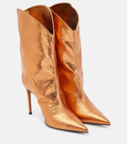 Leather ankle boots - Alexandre Vauthier - Modalova
