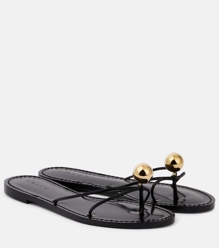 Malawi embellished leather thong sandals - Amanu - Modalova