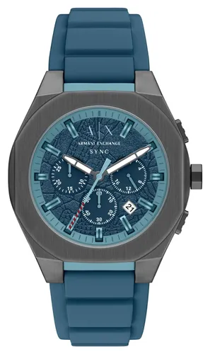 AX4291 Quartz Chronograph (44mm) Textured Watch - Armani Exchange - Modalova