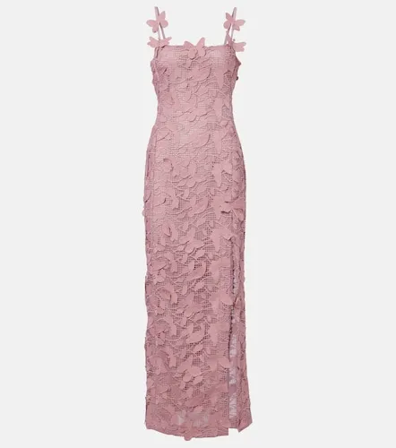 Embroidered lace maxi dress - Blumarine - Modalova