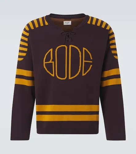 Bode Rink cotton jacquard sweater - Bode - Modalova