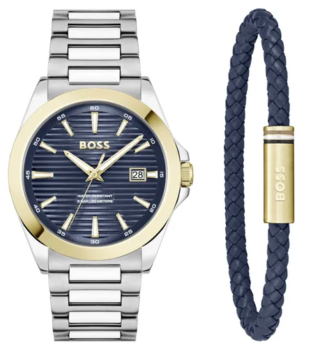 Strike & Bracelet Gift Set (41mm) Watch - BOSS - Modalova