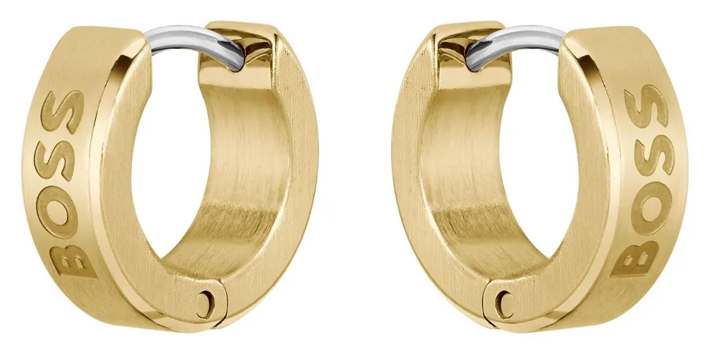 BOSS 1580655 Odell Gold-Tone Hoop Jewellery - BOSS Jewellery - Modalova
