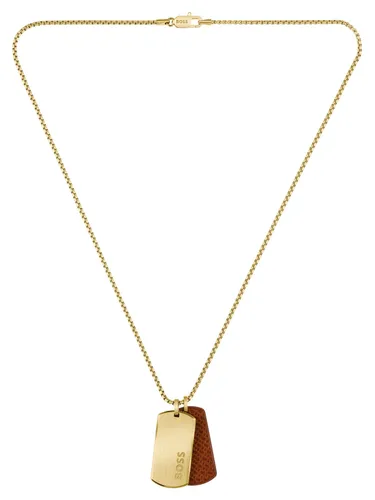 BOSS 1580835 Devon Gold-Tone & Tag Jewellery - BOSS Jewellery - Modalova