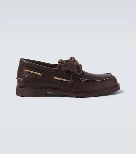 Burberry Leather boat shoes - Burberry - Modalova