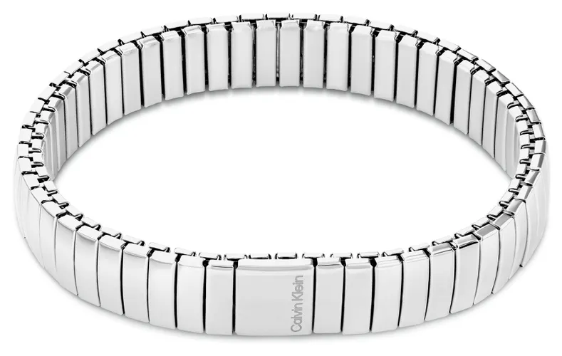 Men's CK Stacked Bracelets Silver Jewellery - Calvin Klein - Modalova