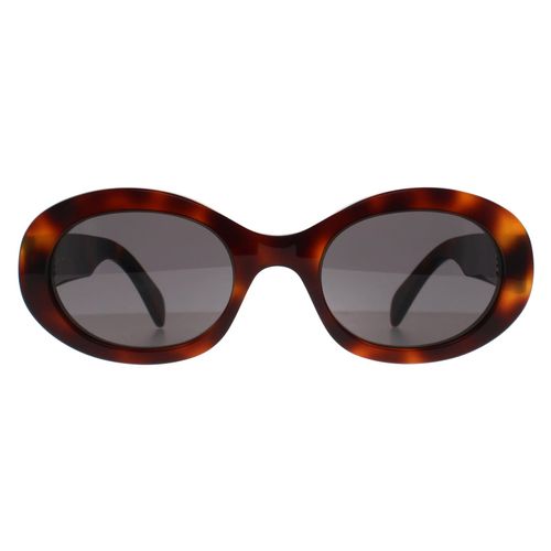 Oval Womens Gray Cl40194U Triomphe Sunglasses - Size One Size - Celine - Modalova