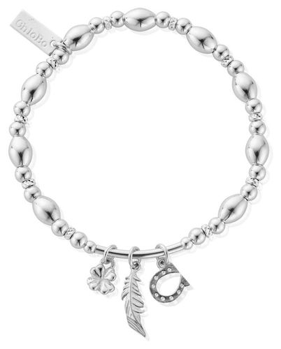 SBMULLC Luck And Courage Sterling Silver Bracelet Jewellery - ChloBo - Modalova