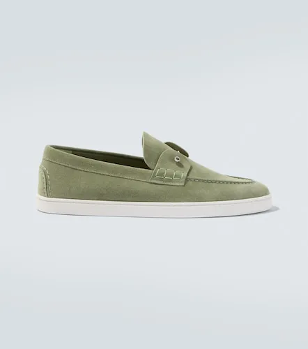 Chambeliboat suede slip-on shoes - Christian Louboutin - Modalova