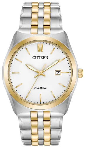 BM7334-58A Men's Eco-Drive Two Tone Bracelet Watch - Citizen - Modalova