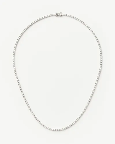Classic Tennis Necklace | Sterling Silver Cubic Zirconia - Missoma - Modalova