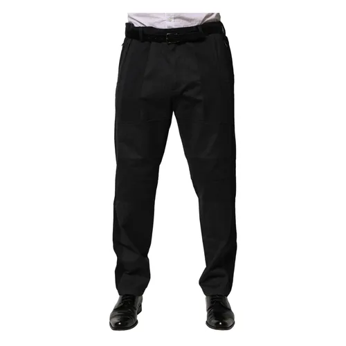 Cotton Dress Slim Formal Pants - Dolce & Gabbana - Modalova