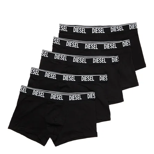 Black 5 Pack Cotton Blend Trunks - Size XL - Diesel - Modalova
