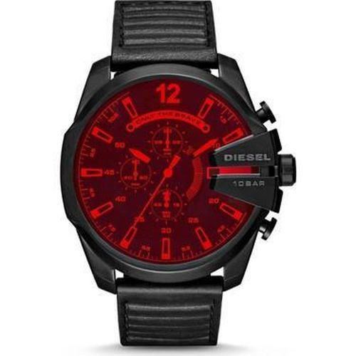 DZ4460 Mega Chief Chronograph Quartz Red Dial Men's Watch - Size One Size - Diesel - Modalova