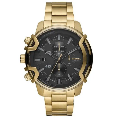 DZ4522 Griffed Chronograph Black Men's Watch - Size One Size - Diesel - Modalova