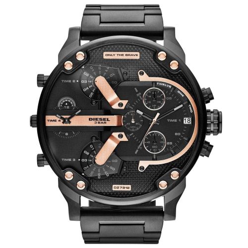 DZ7312 The Daddies Chronograph Four Time Zone Dial Men's Watch - Size One Size - Diesel - Modalova