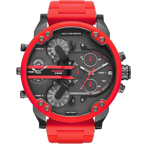 DZ7370 Gunmetal Dial Quartz Men's Watch - Size One Size - Diesel - Modalova