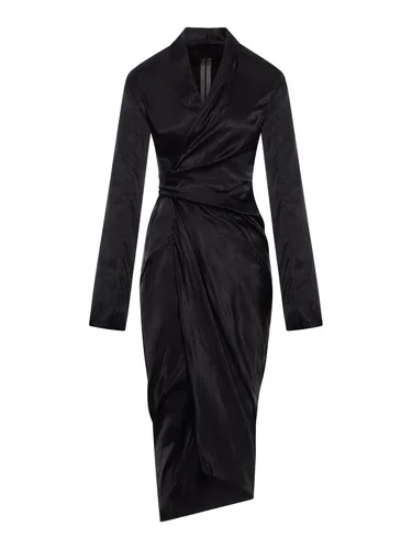 DRAPED WRAP DRESS - Woman - Rick Owens - Modalova