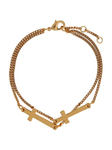 Jesus" bracelet with cross pendant - dsquared - Modalova