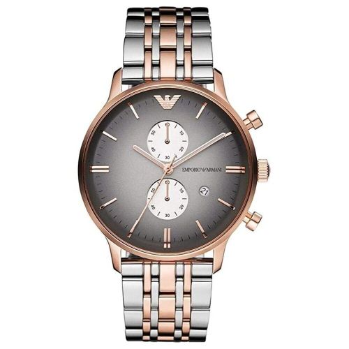AR1721 Men's Gianni Watch Two Tone - Size One Size - Emporio Armani - Modalova