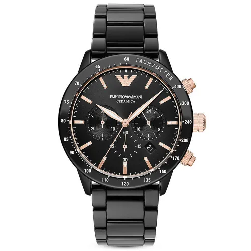 AR70002 Mario Ceramic Men's Watch - Size One Size - Emporio Armani - Modalova