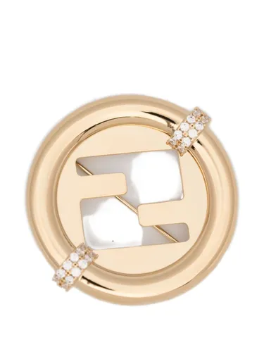 Fendi Ever Round Brooch - Fendi - Modalova