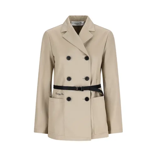 Fitted Belted Jacket - Dior - Modalova