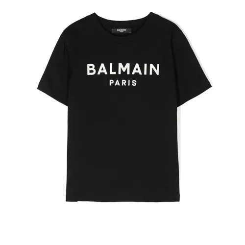 Front Logo Printed T-shirt - Balmain - Modalova