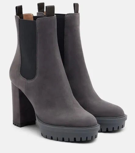 Barry suede Chelsea boots - Gianvito Rossi - Modalova