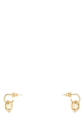 Gold Metal Everround Earrings Orecchini - Women - Fendi - Modalova