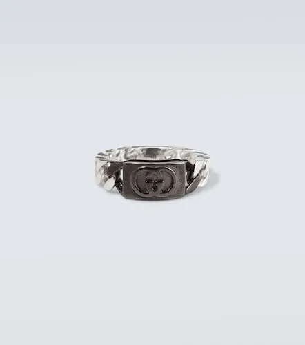 Interlocking G sterling ring - Gucci - Modalova