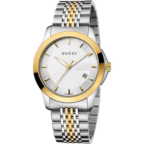 YA126409 G-Timeless Two-Tone Men's Watch - Size One Size - Gucci - Modalova