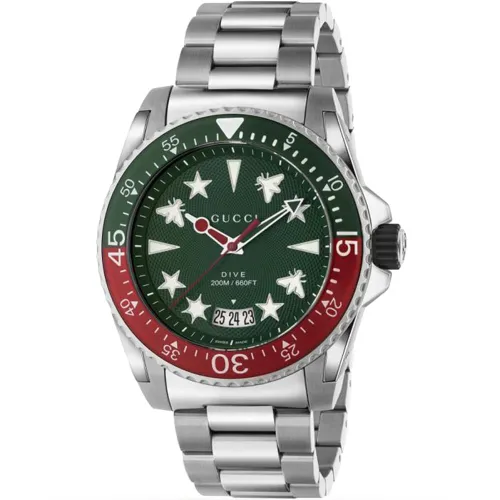 YA136222 Dive Men's Watch 45mm - Size One Size - Gucci - Modalova