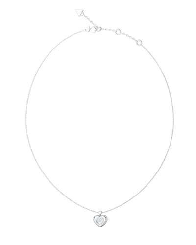 UBN05463RH Womens L.O.V.E. 16-18" Heart Pave Jewellery - Guess - Modalova
