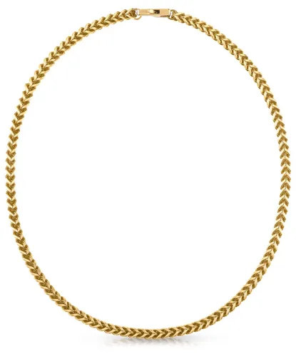 UMN01337YG Men's My Chains Gold Plated Foxtail Chain Jewellery - Guess - Modalova