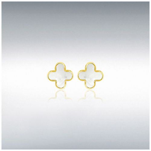 Ct Yellow Gold 6.5mm x 6.5mm Mother Jewellery - James Moore - Modalova