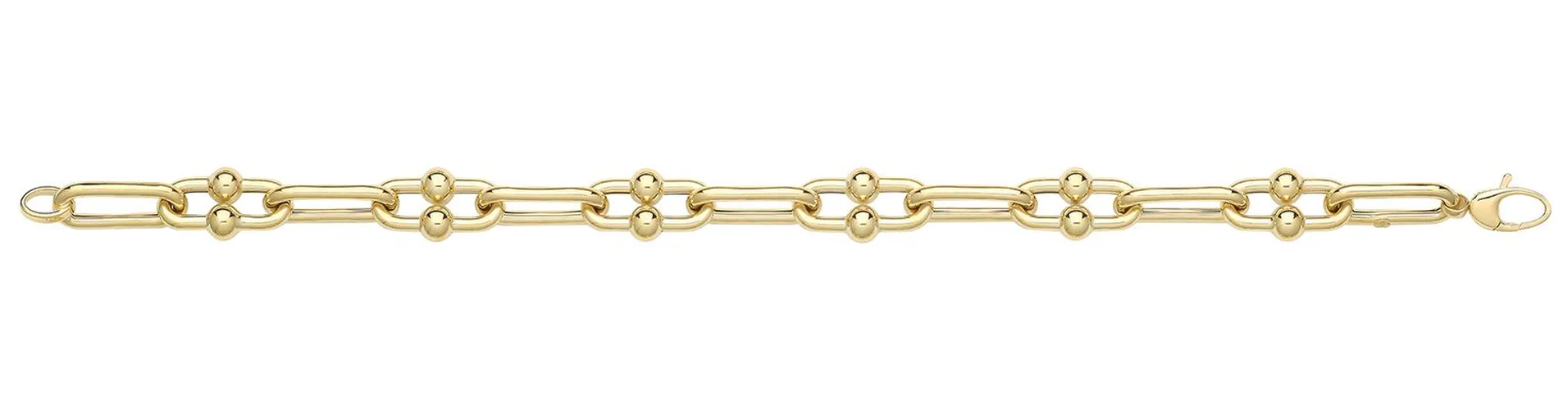 BR677 Hollow Bubble Link Jewellery - James Moore TH - Modalova