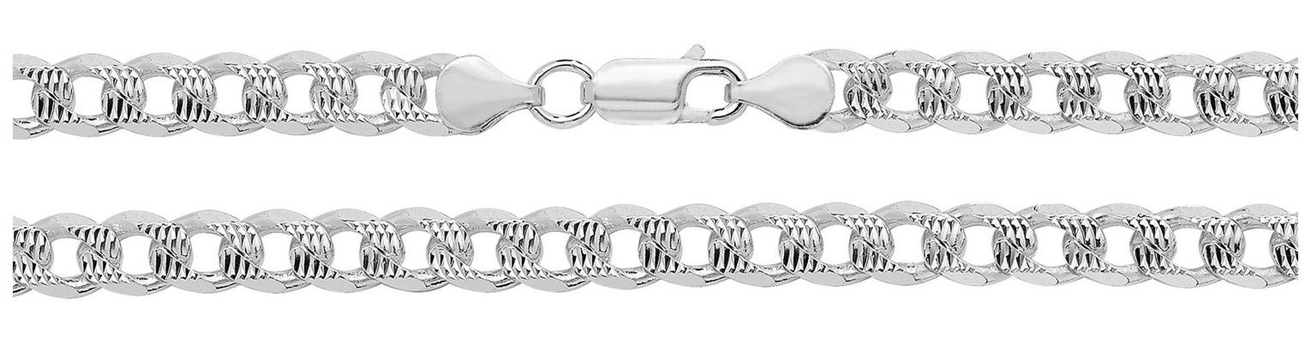 G1094/08 Curb Pave Chain Jewellery - James Moore TH - Modalova