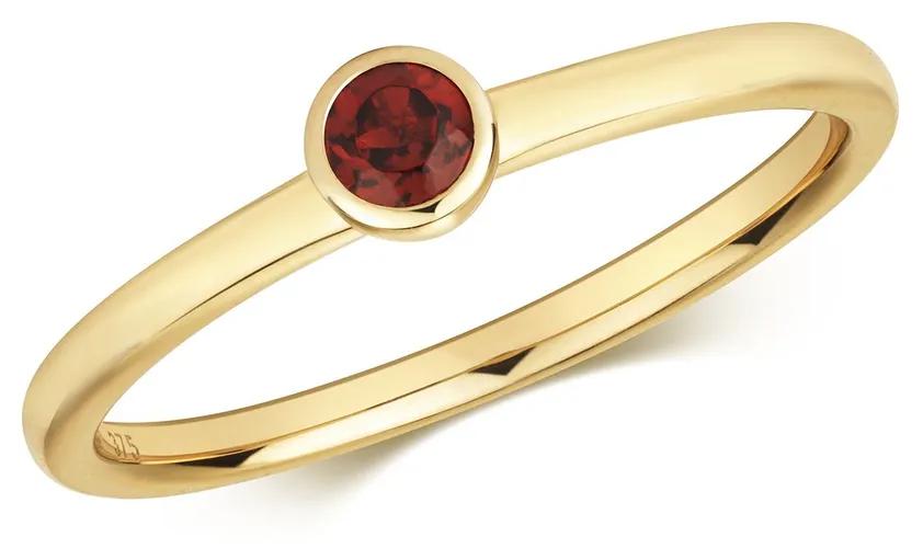 RD496G/M Garnet.14ct Ring Jewellery - James Moore TH - Modalova