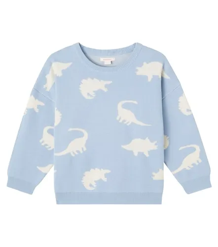 Lapis jacquard cotton sweater - Konges Slojd - Modalova