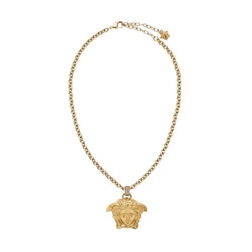 La Medusa Crystal Necklace - Versace - Modalova