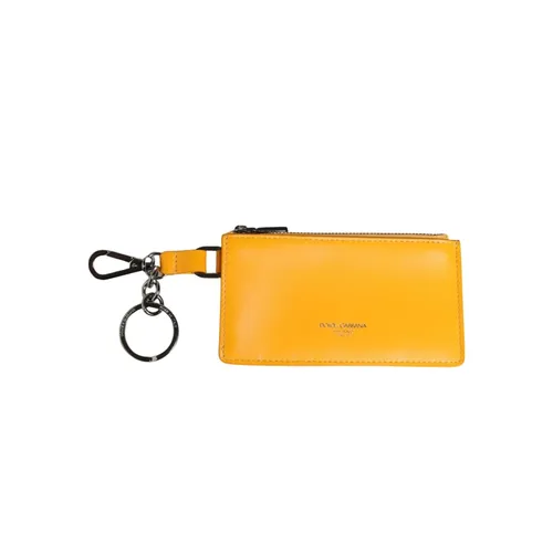 Leather Credit Card Key Holder Clip On Wallet - Dolce & Gabbana - Modalova
