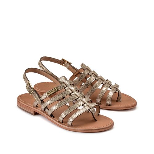 Leather Flat Heel Sandals - LES TROPEZIENNES PAR M.BELARBI - Modalova