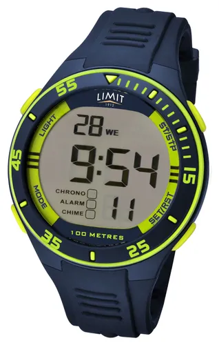 Men's Mens Sport Active Navy Strap Digital Dial Watch - Limit - Modalova