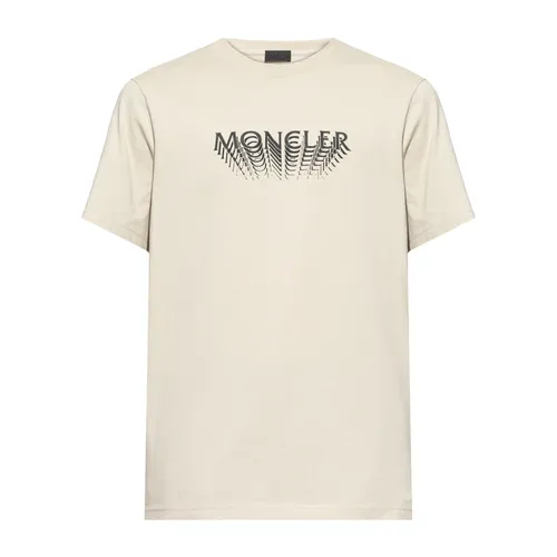 Logo Cotton Jersey T-Shirt - Moncler - Modalova
