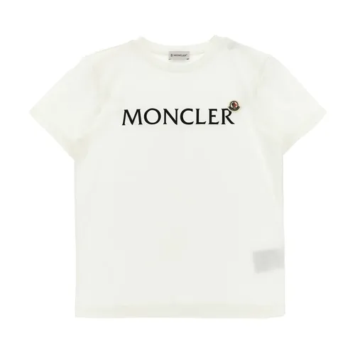 Logo Cotton T-Shirt - Moncler - Modalova