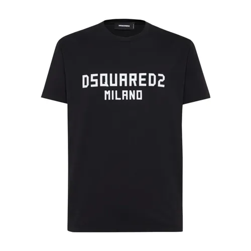 Logo Printed Crewneck T-Shirt - Dsquared2 - Modalova