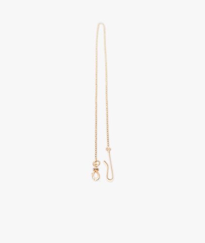 Yellow Gold Chain Key Holder - Unisex - Lorenzi - Modalova