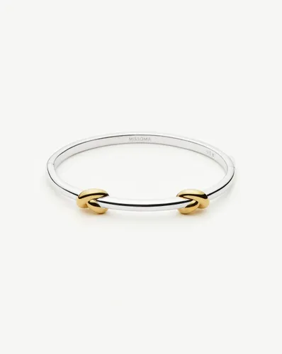 Lucy Williams Knot Hinged Bangle | Mixed Metal - Missoma - Modalova